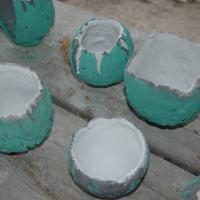 Prêt pour la cuisson . Stage poterie en Ardèche